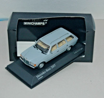 Mercedes-Benz 200 T - W 123 Break Grigio 1980 - Minichamps 1:43 - Immagine 1 di 3