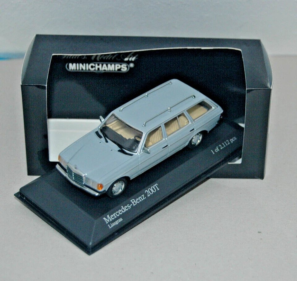 Mercedes-Benz 200 T - W 123 Break Grigio 1980 - Minichamps 1:43 - Immagine 1 di 3