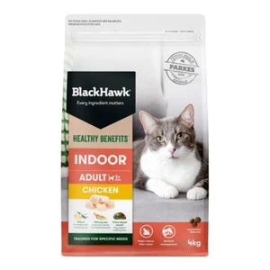 Black Hawk Healthy Benefits Indoor Dry Cat Food Chicken 4kg - Picture 1 of 5