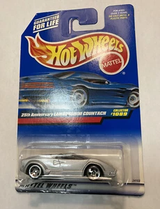 Hot Wheels 25th Anniversary Lamborghini Countach silver #1089 - Picture 1 of 3