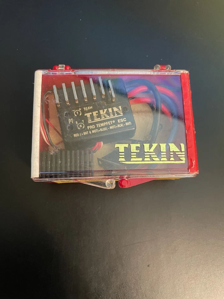Tekin Pro 200 Tempfet Esc Vintage RARE With Heatsinks And Case - Image 1 of 4