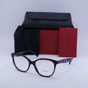 NEW Valentino VA3014 5196 Dark Havana 53mm Eyeglasses - Picture 1 of 6