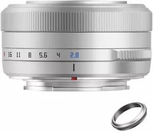 (Silver) TTartisan 27mm F2.8 Autofocus Lens for Fuji X-Mount Cameras XS10 - Picture 1 of 8