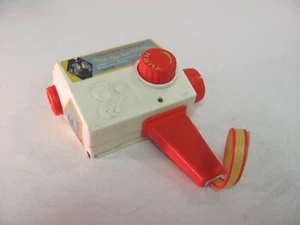 VINTAGE 1968 Fisher Price MUSIC BOX MOVIE CAMERA with 1 Disk #919 - Picture 1 of 12