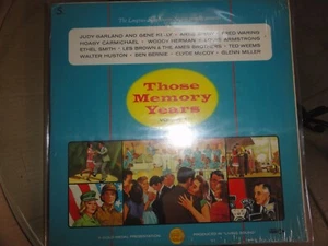 VINYL RECORD LP THOSE MEMORY YEARS VOL. 1 LONGINES SYMPHONETTE SOCIETY LWS-464 - Picture 1 of 7