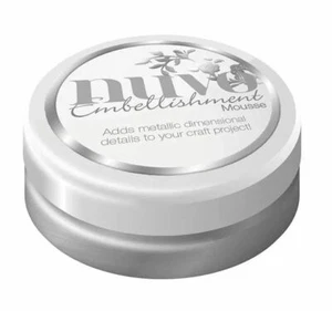 Heartfelt Creations Nuvo Mousse - Pintura metálica platino puro pasta arte artesanal - Imagen 1 de 1