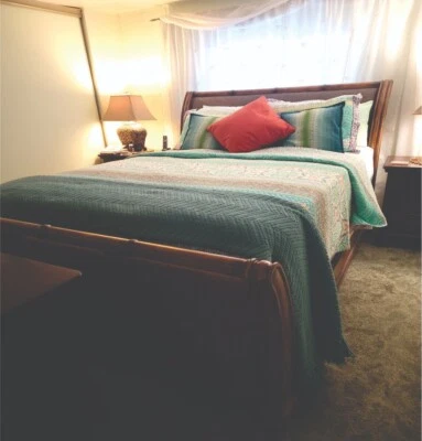 QUEEN SLEIGH BED (Porter Bedroom Collection) - Image 1 of 3