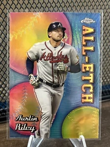 Austin Riley 2024 Topps Chrome Baseball All-Etch Refractor #CAE-8 - Picture 1 of 2