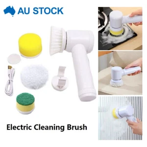 Rechargeable Spin Scrubber Electric Turbo Scrub Cleaning Brush Cordless Kit AU - Picture 1 of 13