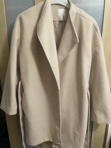 H&M woman coat size L Pink-beige - Picture 1 of 4