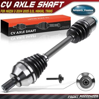Front Passenger Right CV Axle Assembly for Mazda 3 2004 2005 2.3L Manual Trans - Image 1 of 4