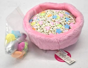 iScream Shop Kids Cereal Interactive Plush Toy Strawberry Scented Toy Bowl - Picture 1 of 7