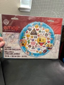 Emoji Funny 34" Foil Balloon Double Sided New!!! - Picture 1 of 2