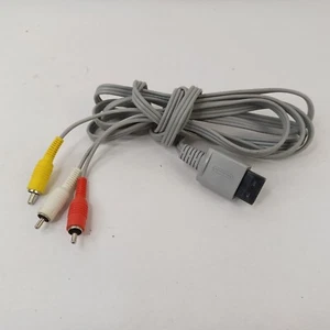 Nintendo Wii+Wii U Replacement Composite AV Cable TV Hookup - Authentic OEM - Picture 1 of 1