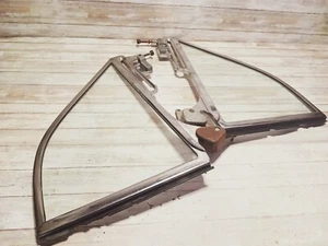 1963-64 Ford Mercury 500 XL S55 Convertible Quarter Windows LH/RH Pair OEM NICE! - Picture 1 of 21