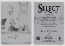 2013-14 Panini Select Auto Printing Plate Black 1/1 Cory Conacher #296 Rookie RC