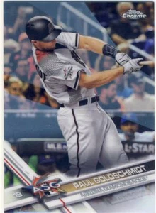 Actualización cromada Topps 2017 refractor Paul Goldschmidt como 070/250 Diamondbacks #9 - Imagen 1 de 1