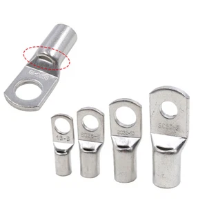 Nicht isolierte Stud Hole Kupfer Kabel Lug Connector Klemmen SC2.5-4 zu SC120-16 - Picture 1 of 55
