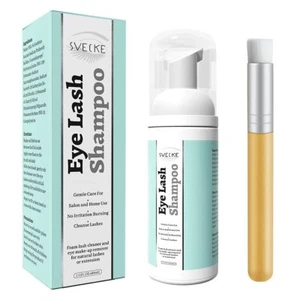 Eyelash Extension Shampoo & Brush Lash Eyelid Foam Cleanser Paraben & Sulfate... - Picture 1 of 9