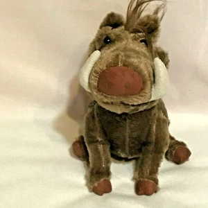 Disney THE LION KING PUMBAA 7" Talking COLLECTIBLE Bean Plush Teasted Working - Picture 1 of 8