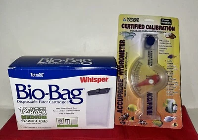 AQUÁRIO TETRA WHISPER BIO-BAG (11) M CARTUCHOS DE FILTRO NOVO HIDRÔMETRO ACCUPROBE - Imagem 1 de 4