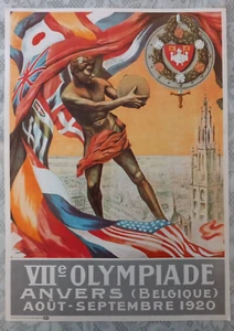 Olympiade Poster 1920 belgique - Bild 1 von 1