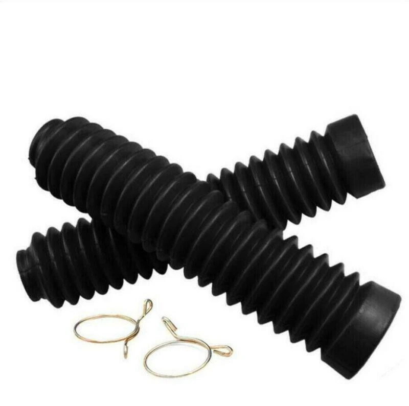 270*30mm 20 Nudos Moto Horquilla Delantera Polainas Gators Amortiguador Cubierta Antipolvo Foto 1 de 4