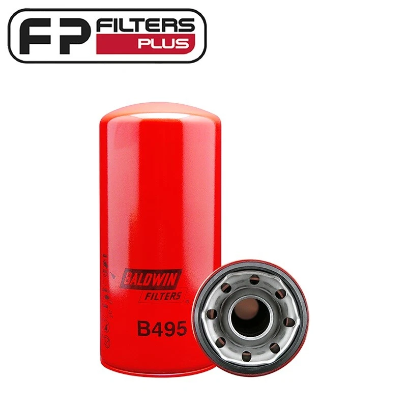 B495 Baldwin Oil Filter Fits Detroit Diesel Series 60 - P552100, LF3620 - Image 1 of 1