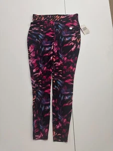 Juicy by Juicy Couture Leggings Women's Large Multicolor Tie Dye Swirl Mid Rise - Picture 1 of 5