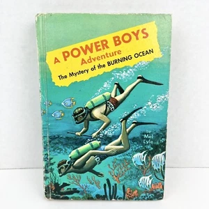 The Mystery Of The Burning Ocean A Power Boy (1965) 1st Edition Adventure Book  - Picture 1 of 7
