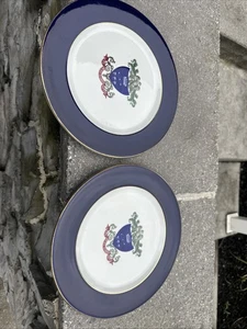 Plato 2 vintage Penn-Harris Hotel Restaurant Ware - Imagen 1 de 5