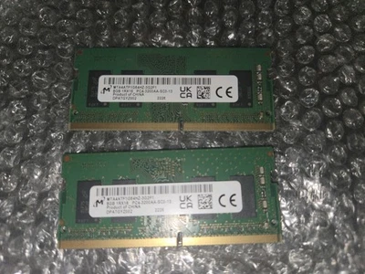Micron 16GB (2×8GB) DDR4 3200MHz SO-DIMM Laptop RAM - MTA4ATF1G64HZ-3G2E2 Foto 1 de 4
