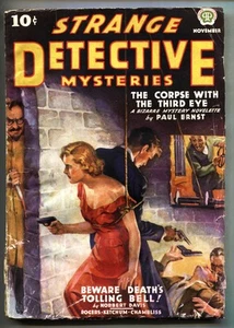 Strange Detective Mysteries #2 Nov 1937-Circus Freaks-pulp magazine - Picture 1 of 2