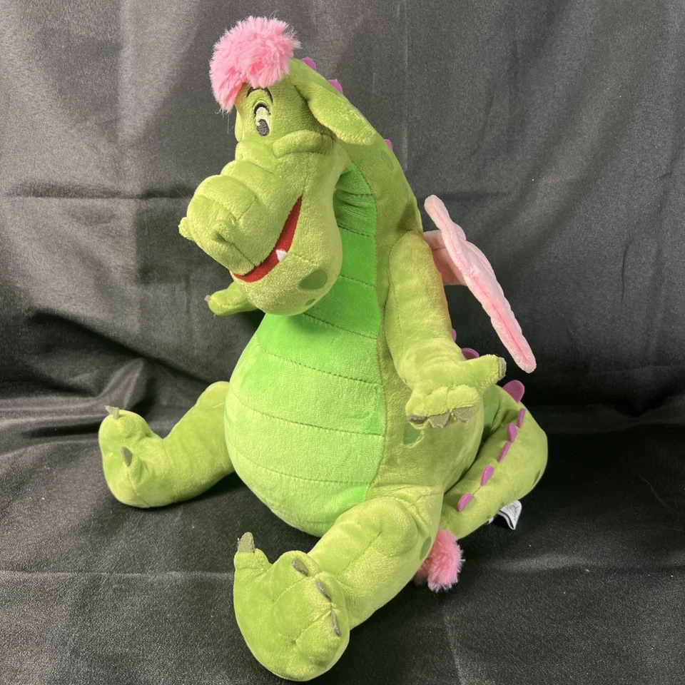 Disney Store Elliot Pete's Dragon Plush 14" Puff The Magic Dragon Green Stuffed - Image 1 of 4