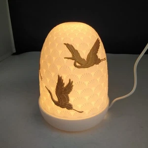 Lladr Dome Lamp Tsuru Accessories Available Model No. Crane LLADRO Rare Coll - Picture 1 of 9