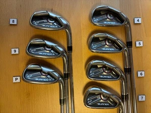 TaylorMade Burner 2.0 Iron Set 7pcs 4-9.PW SUPERFAST 85 Steel Flex R 1day ship - Picture 1 of 19