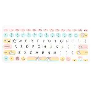 Regenbogen -Tastaturschutzfilm Tastaturfolie Aus Silikon Tastaturzubehör - Bild 1 von 12