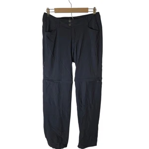 COLUMBIA Black Summit Valley Convertible Active Outdoor Hiking Casual Pant SZ 10 - Picture 1 of 11
