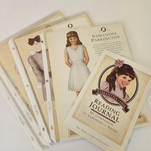 American Girl Samantha Paper Dolls 10 Outfits + Reading Journal Pleasant - Picture 1 of 12