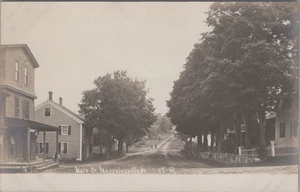 Main St Macaniesville Vermont VT 1910er RPPC Postkarte - Bild 1 von 4