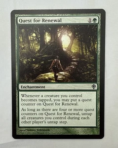 Quest for Renewal x1 Magic The Gathering Worldwake 1x Magic Excelente Juego de Luz EX LP - Imagen 1 de 2