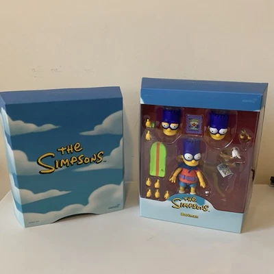 Super7 Ultimates Los Simpson Bartman - Figura de acción de 7" - Abierta y completa Foto 1 de 3
