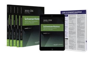 2025 CFA exam prep Kaplan Schweser Notes™ (Level 2) Book 1-5 (Non Paper) - Picture 1 of 1