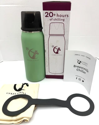 Ceres Chill Leche Materna OTG Enfriador 24oz Zen Verde Reutilizable Contenedor de Almacenamiento Foto 1 de 4