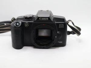 Vintage Film SLR Camera Body Black - Powers On - For Parts/Repair - Film Door Is - Picture 1 of 5