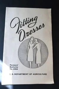 Vtg USDA Fitting Dresses Farmers Bulletin #1964 1954 Booklet Leaflet Ephemera - Picture 1 of 15