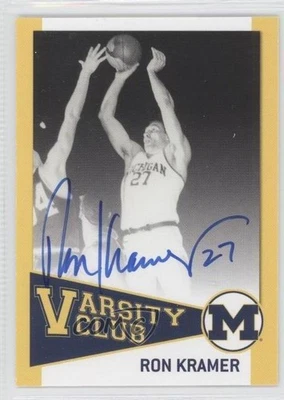2004 TK Legacy Michigan Wolverines Varsity Club Auto Ron Kramer #VC7 Auto - Image 1 of 2