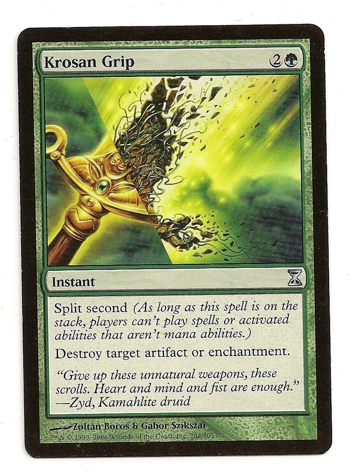 MTG  4X ** KROSAN GRIP ** X4 Magic Time Spiral - Image 1 of 1