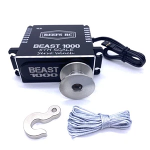 REEF's RC Beast 1000 Servo WINCH 1/5 High Torque High Speed Brushless spool line - Picture 1 of 3