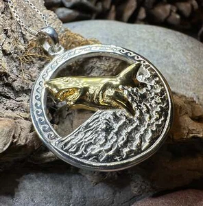 Grande collana squalo bianco uomo oceano nautico 925 ciondolo con CATENA OMAGGIO - Foto 1 di 10